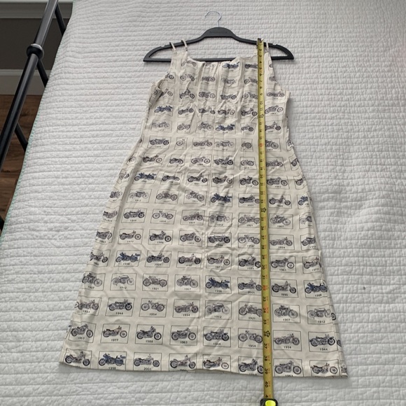 Extremely RARE Harley-Davidson motorcycle print dress. M Medium. 21” hidden zip. - Picture 5 of 8